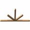 Ekena Millwork Saratoga Timber Gable Bracket, Western Red Cedar, 84"W x 45"H x 3 1/2"D x 3 1/2"F, 13/12 Pitch GBW084X45X0404SAR00SWR - alternate 3
